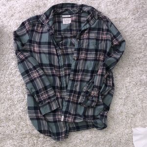 American Eagle Boyfriend Fit flannel